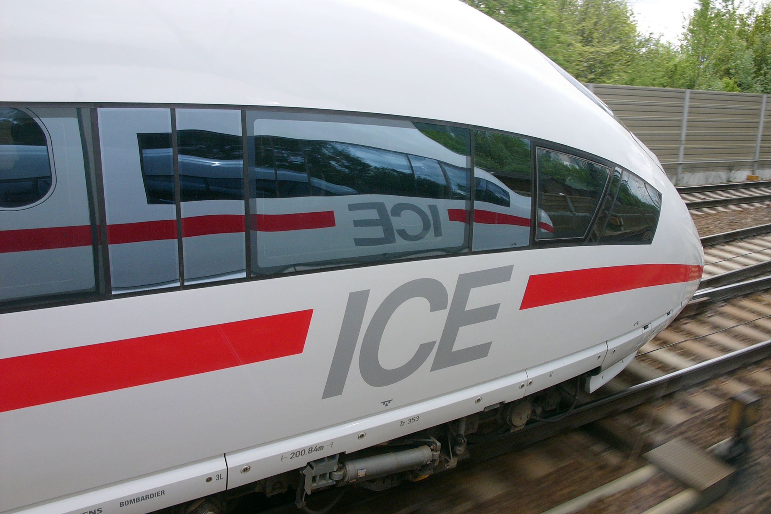 ICE train, photo courtesy DB Bahn
